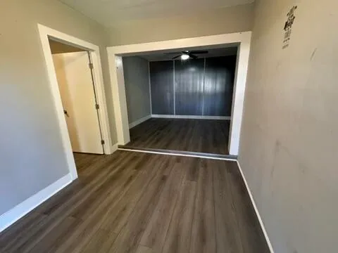 wooden floor in an empty room