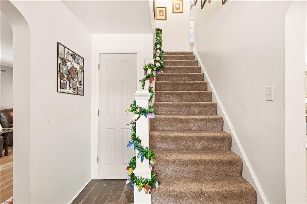 276 Glessner Road Johnstown, PA 15905 - Photo 4 of 36 a view of staircase with wooden floor
