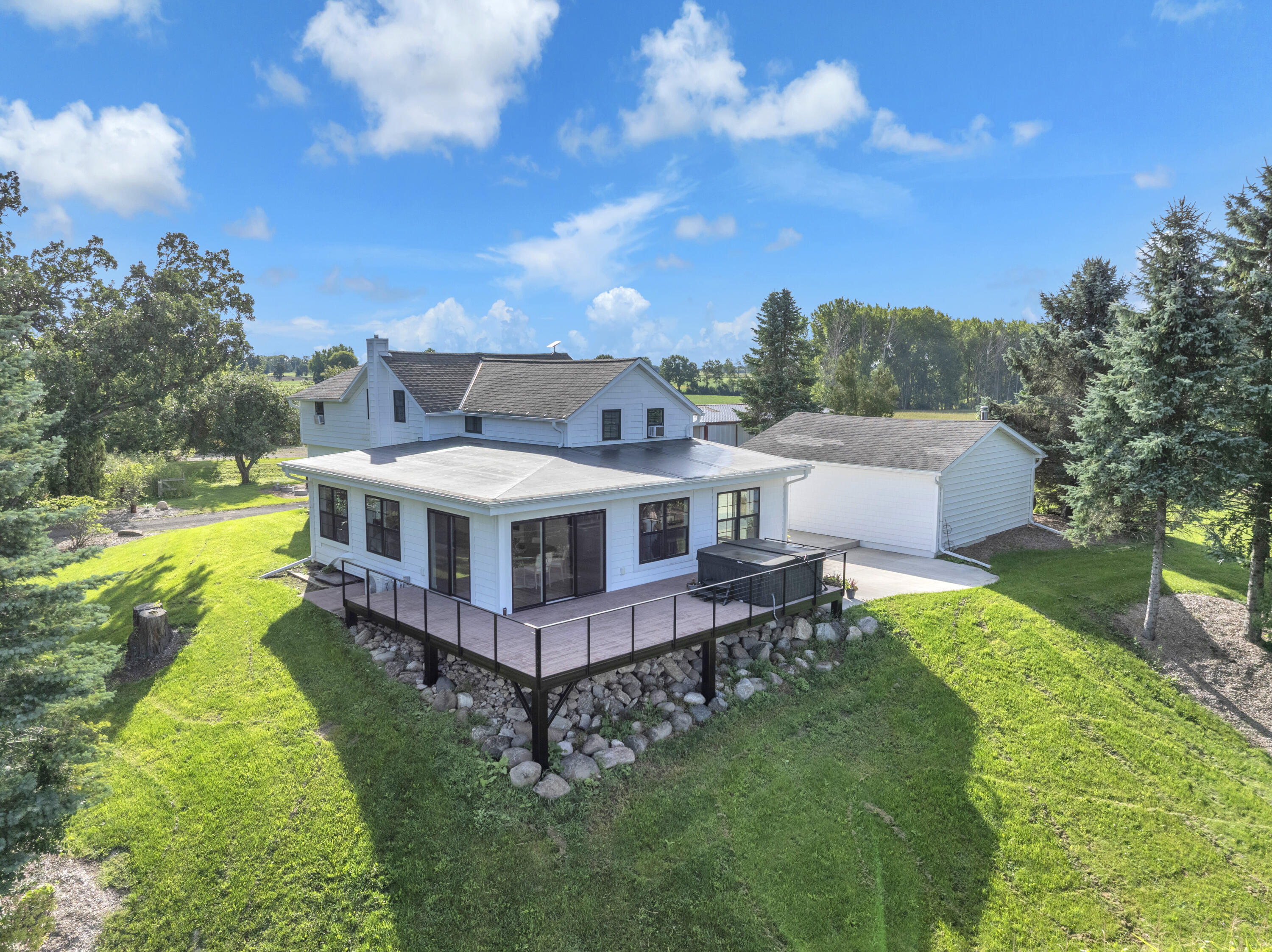 W10716 Konow Road Springvale, WI 54974 - Photo 2 of 48 Aerial Rear-1