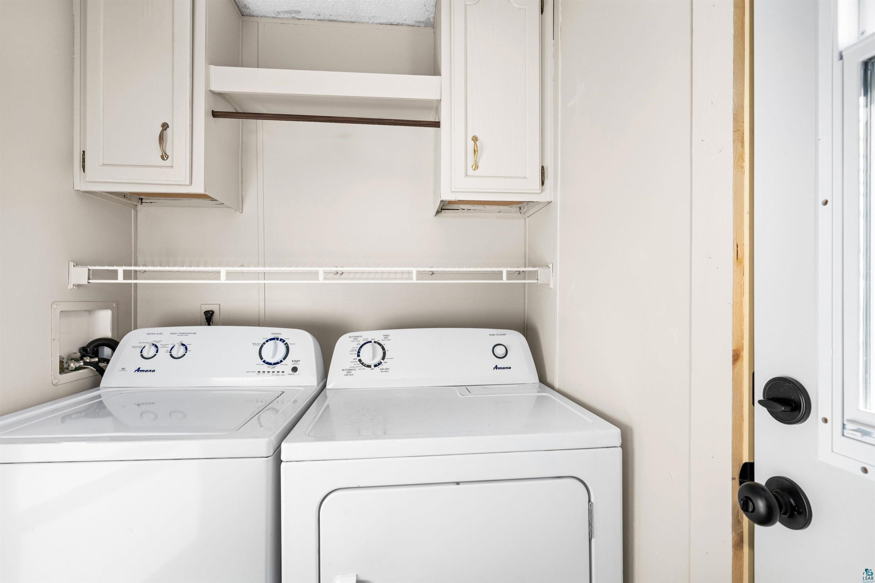 1362 East Shilhon Road Duluth, MN 55804 - Photo 23 of 27 Laundry Washer/Dryer & Storage Cabinets.