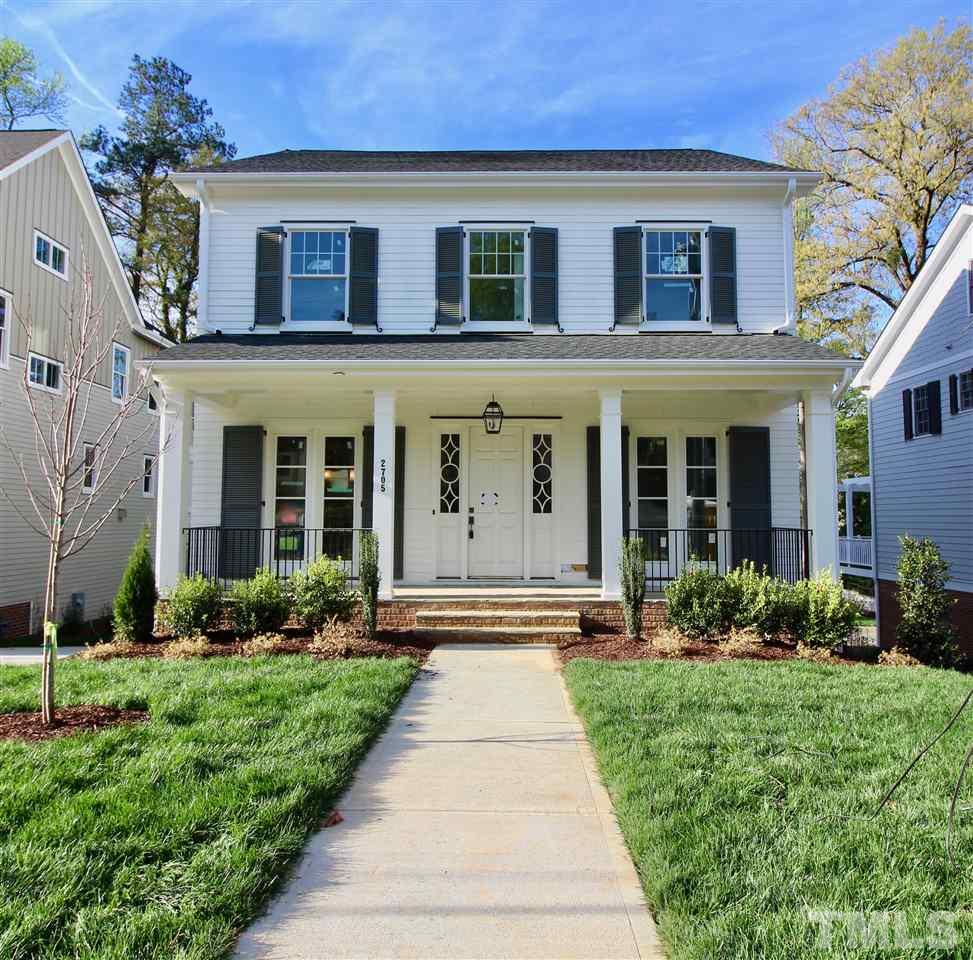 2705 1/2 Gordon Street Raleigh, NC 27608 - Photo 1 of 25 a front view of a house with garden