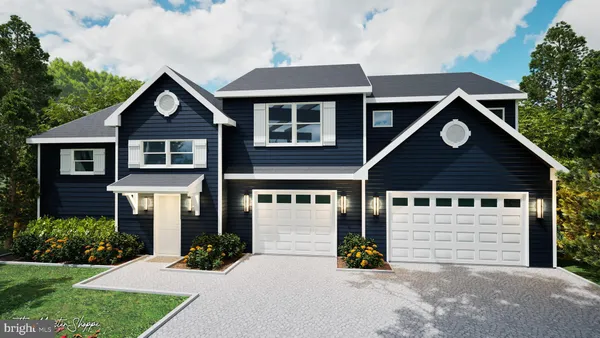 a front view of a house with yard