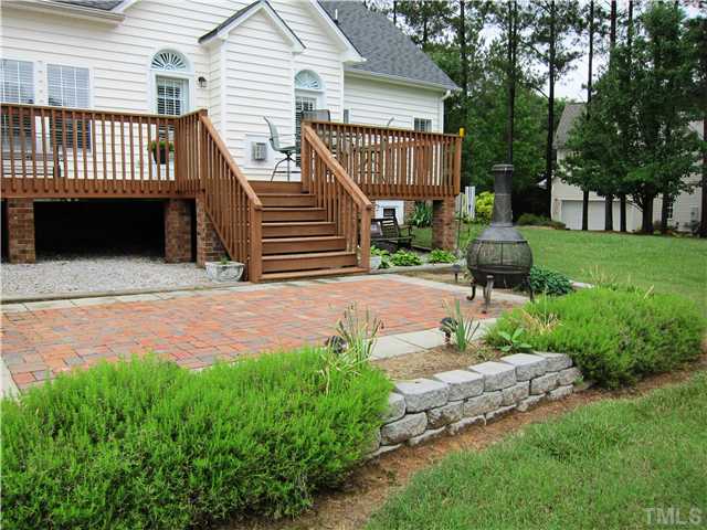 2000 Wheelerbrook Court Raleigh, NC 27603 - Photo 11 of 12 Oversized Deck and Paver Patio are Great for Entertaining!