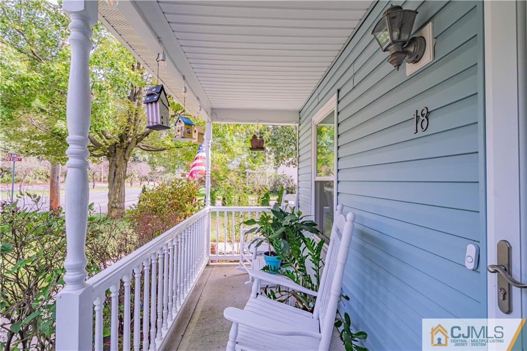 18 Main Street Helmetta, NJ 08828 - Photo 3 of 32 a view of a garden from a balcony
