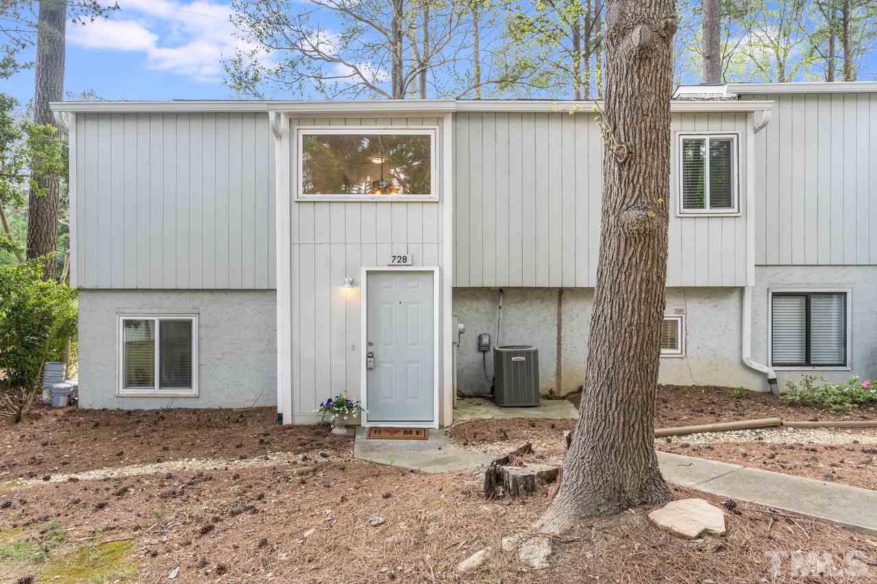 a backyard of a house
