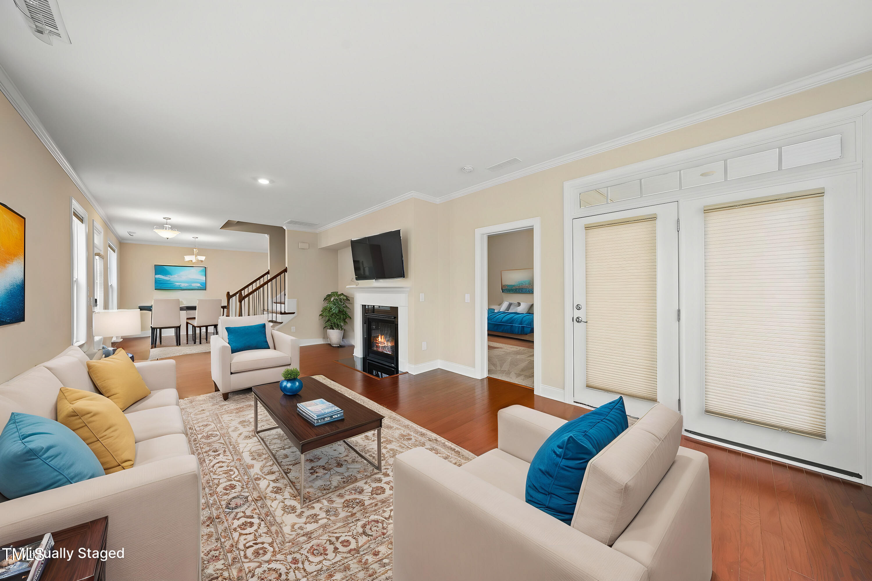 111 Wards Ridge Drive Cary, NC 27513 - Photo 19 of 46 a living room with furniture and view of kitchen
