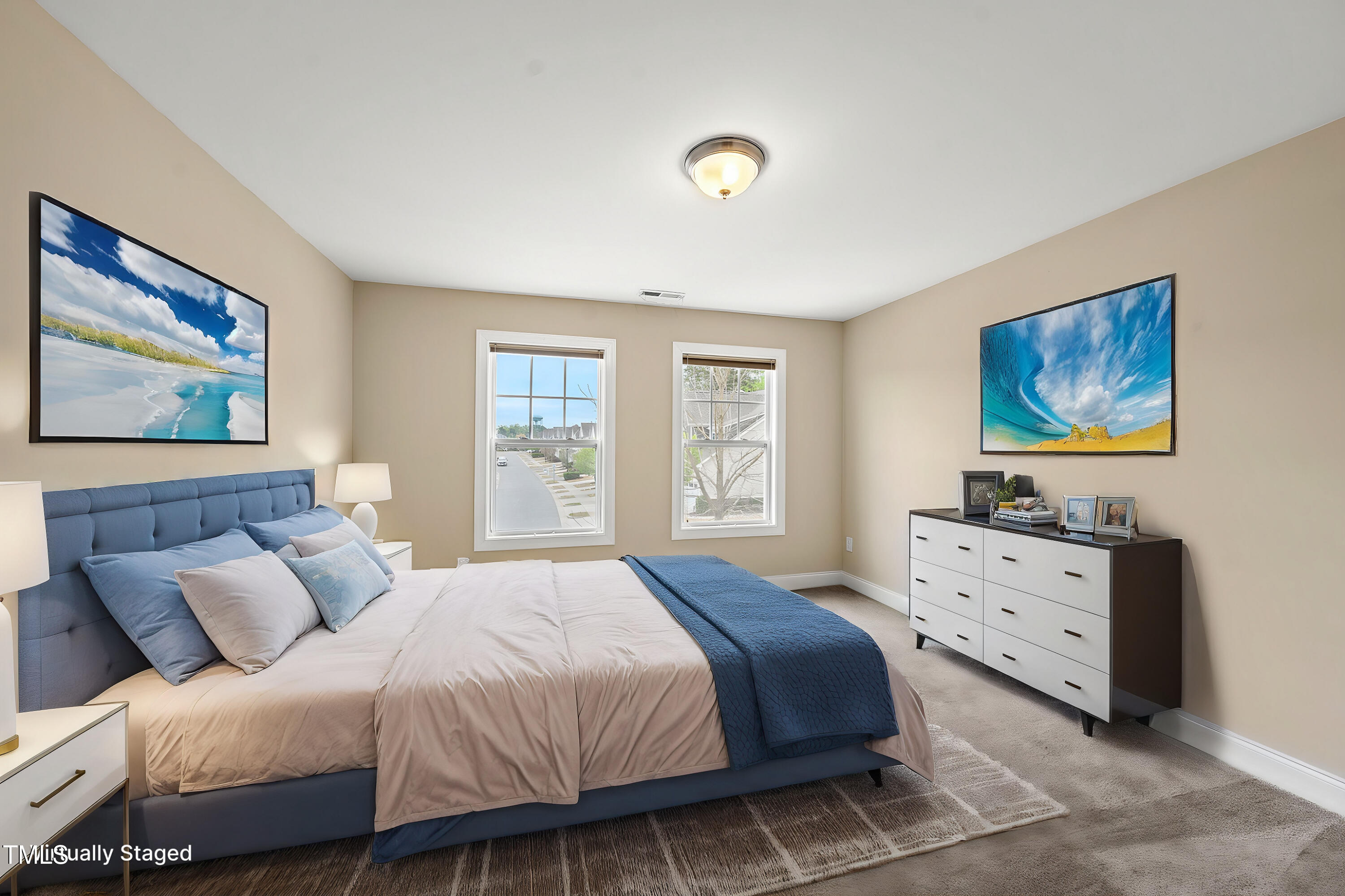 111 Wards Ridge Drive Cary, NC 27513 - Photo 37 of 46 a spacious bedroom with a bed and dresser