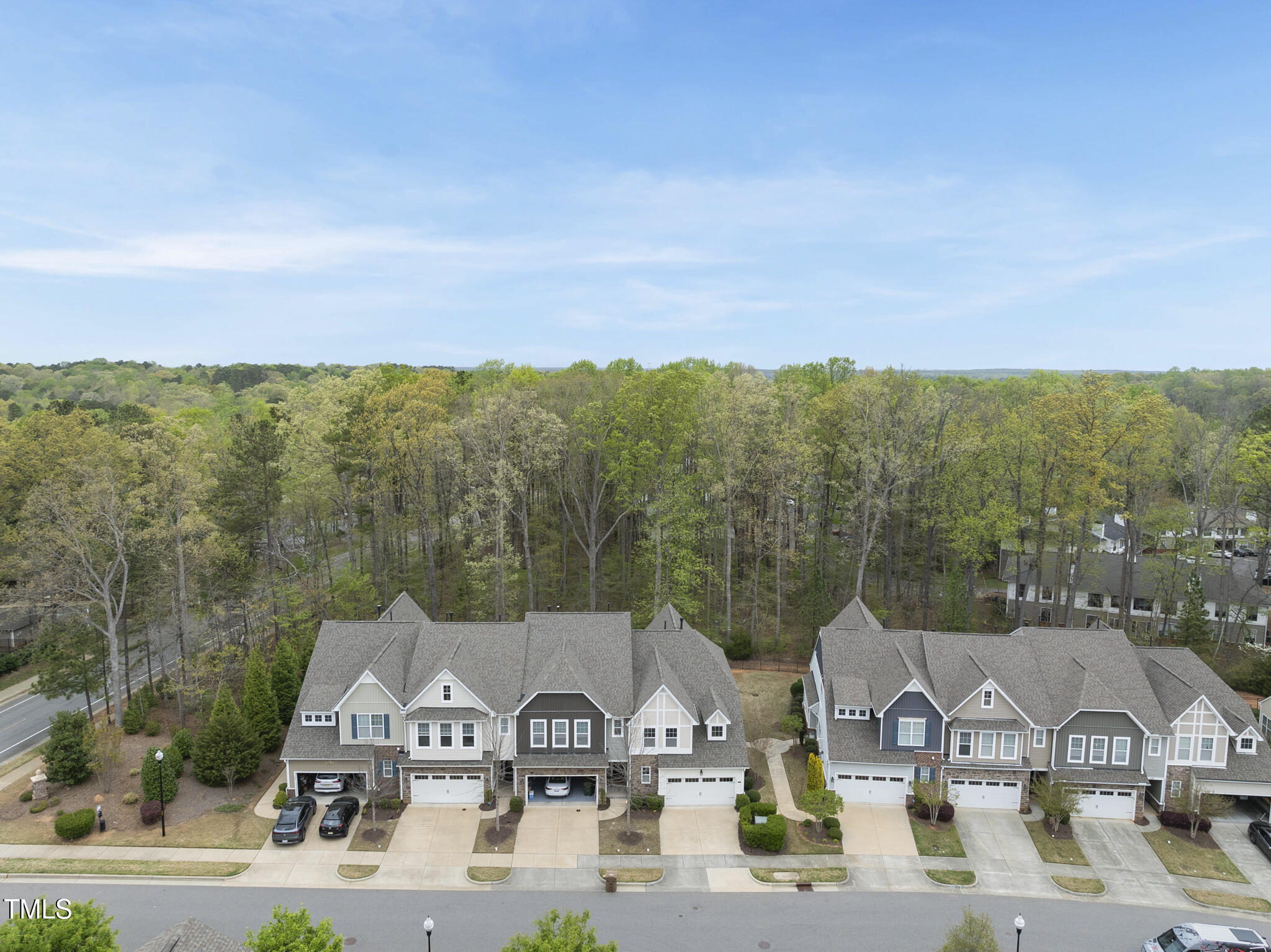 111 Wards Ridge Drive Cary, NC 27513 - Photo 43 of 46 an aerial view of residential houses and outdoor space