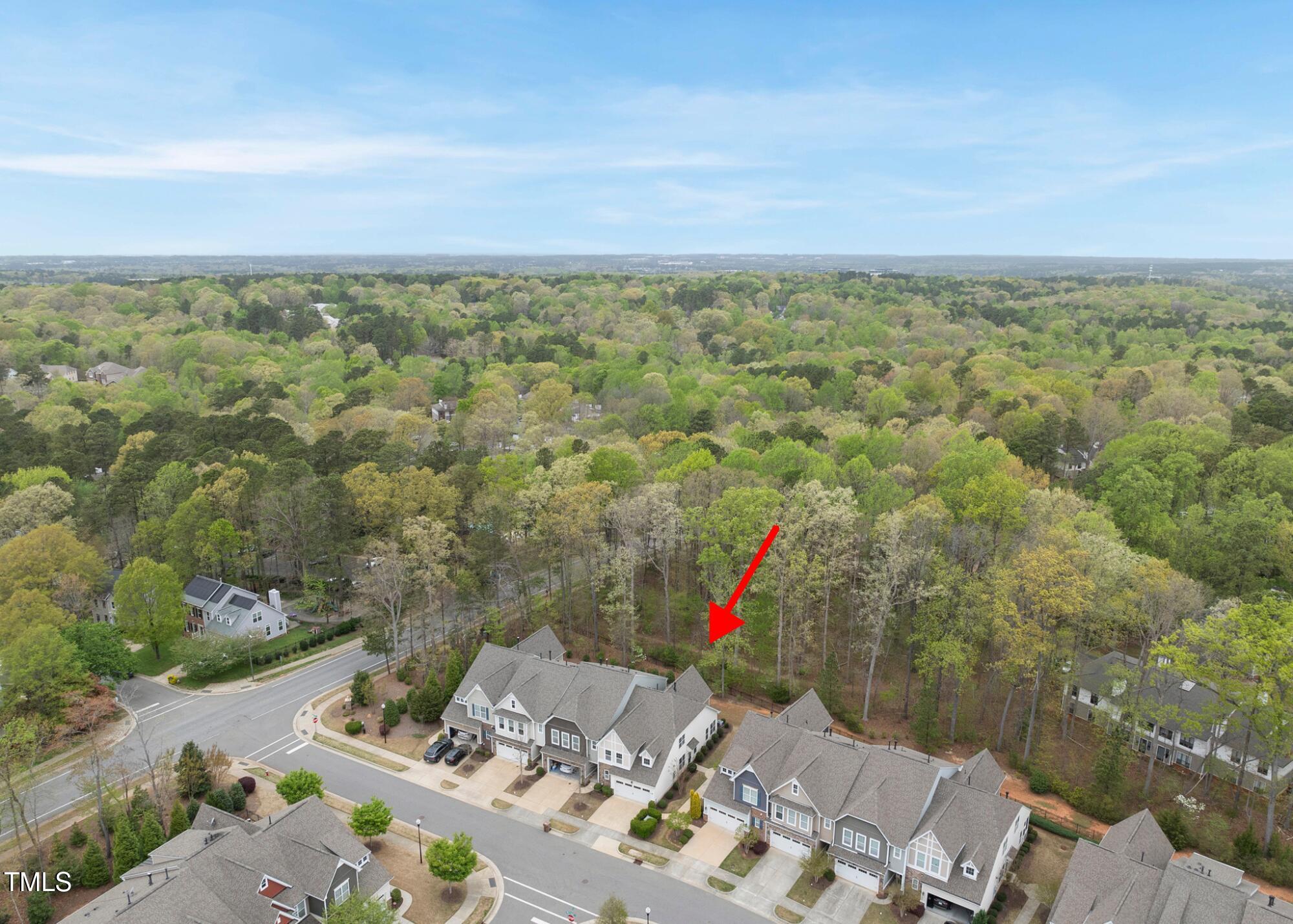 111 Wards Ridge Drive Cary, NC 27513 - Photo 4 of 46 an aerial view of residential houses with outdoor space