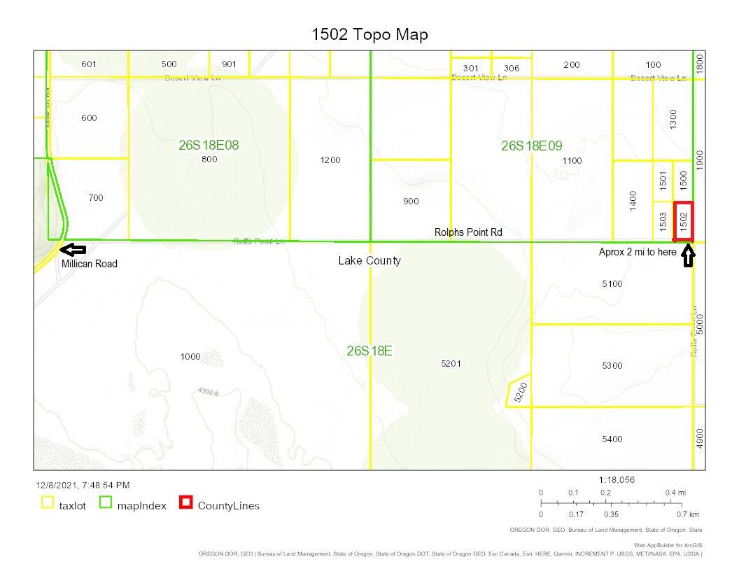 1502 Rolphs Point Christmas Valley, OR 97641 - Photo 7 of 7 TopoMap