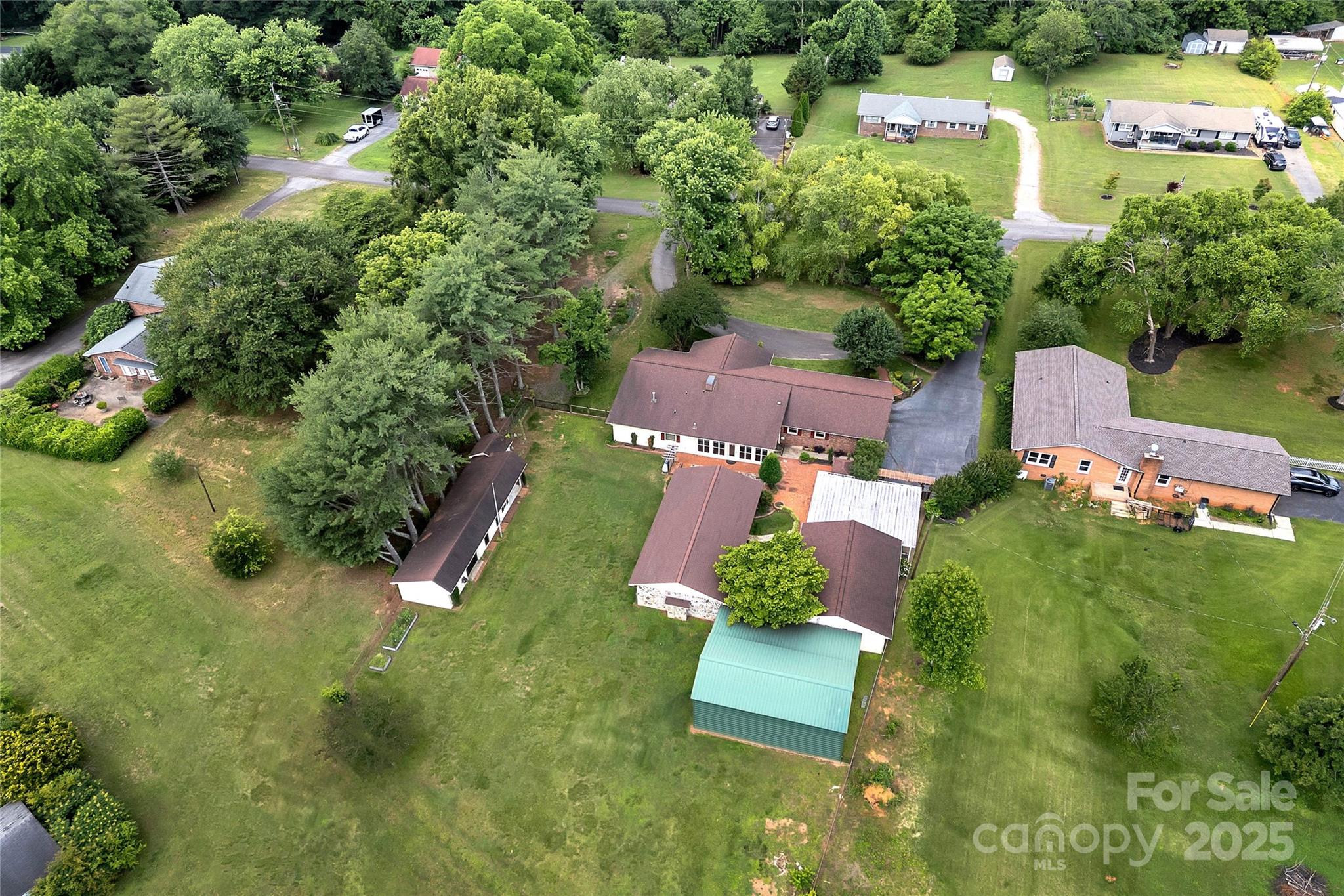 268 State Rd S-42-4322 Chesnee, SC 29323 - Photo 3 of 44 an aerial view of residential house with outdoor space and trees all around