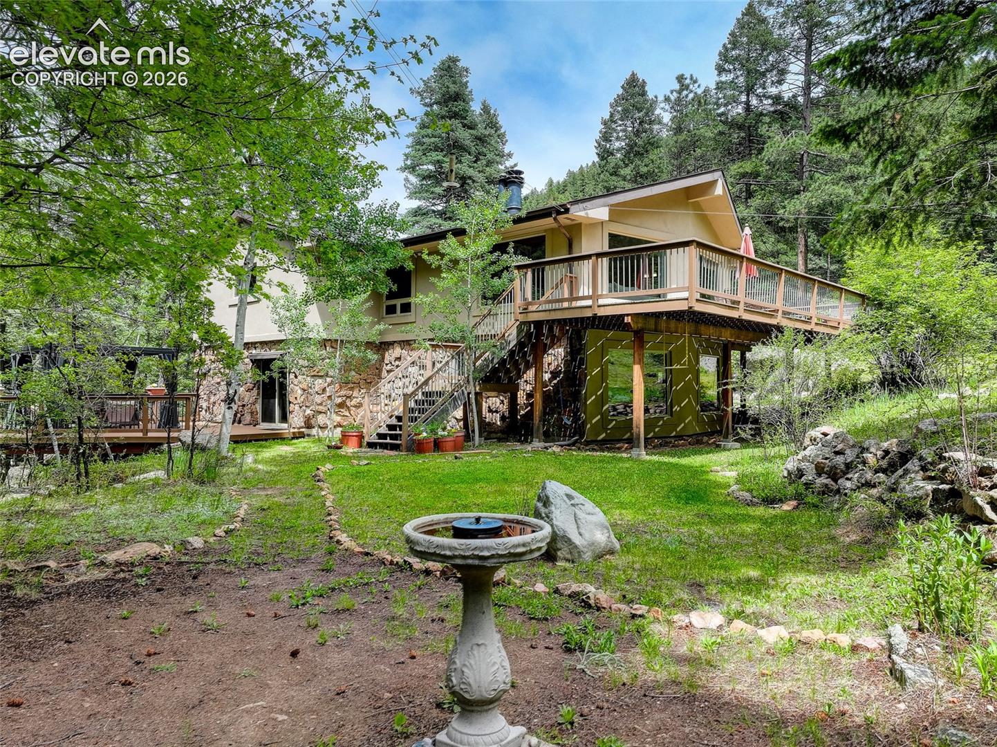 5145 Neeper Valley Road Manitou Springs, CO 80829 - Photo 41 of 49 Southwest side of house.
