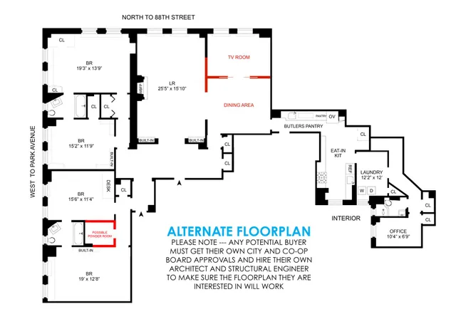 $3,800,000 | 1075 Park Avenue, Unit 3D | Upper East Side