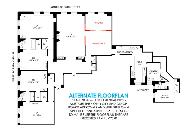 $3,800,000 | 1075 Park Avenue, Unit 3D | Upper East Side