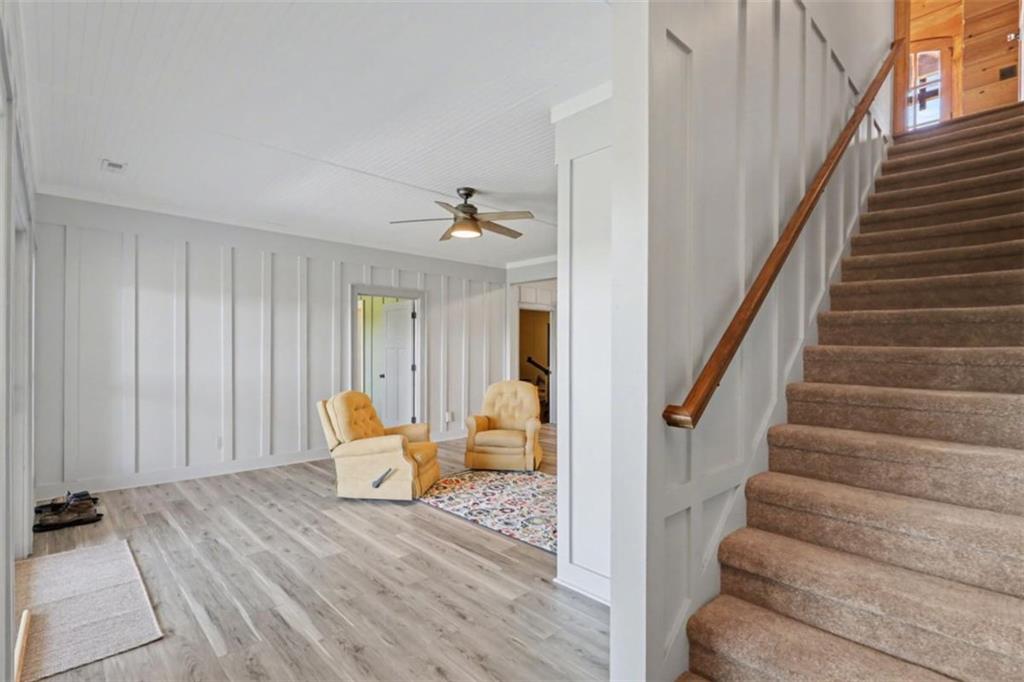899 Ridge Pointe Way Blairsville, GA 30512 - Photo 48 of 88 a view of an entryway with wooden floor and windows