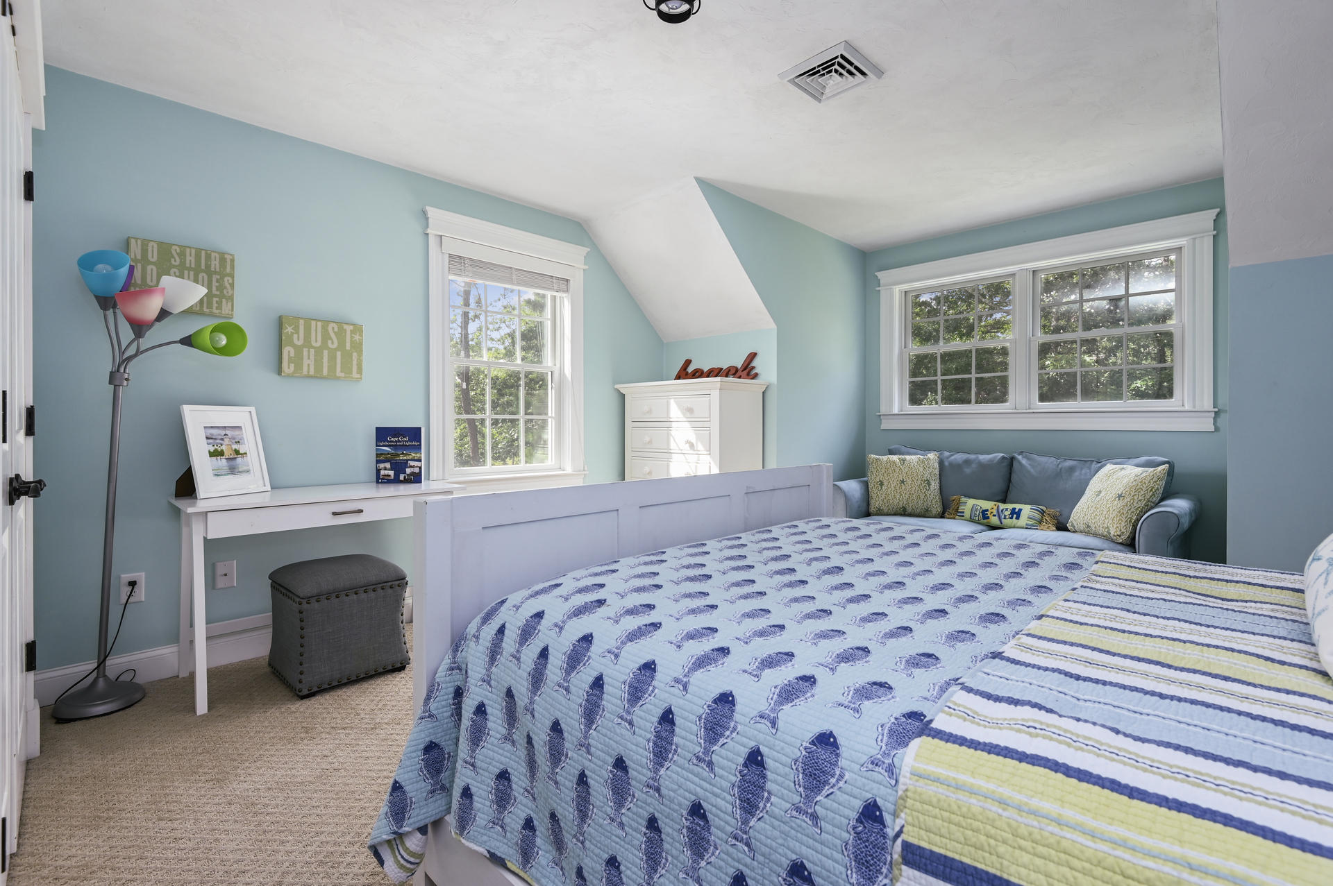 20 Hughes Road Eastham, MA 02642 - Photo 12 of 20 a bedroom with a bed and a window