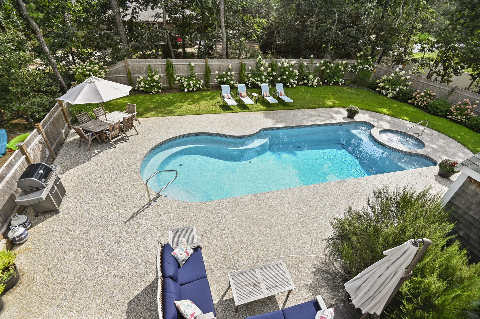 20 Hughes Road Eastham, MA 02642 - Photo 16 of 20 swimming pool view with a seating space