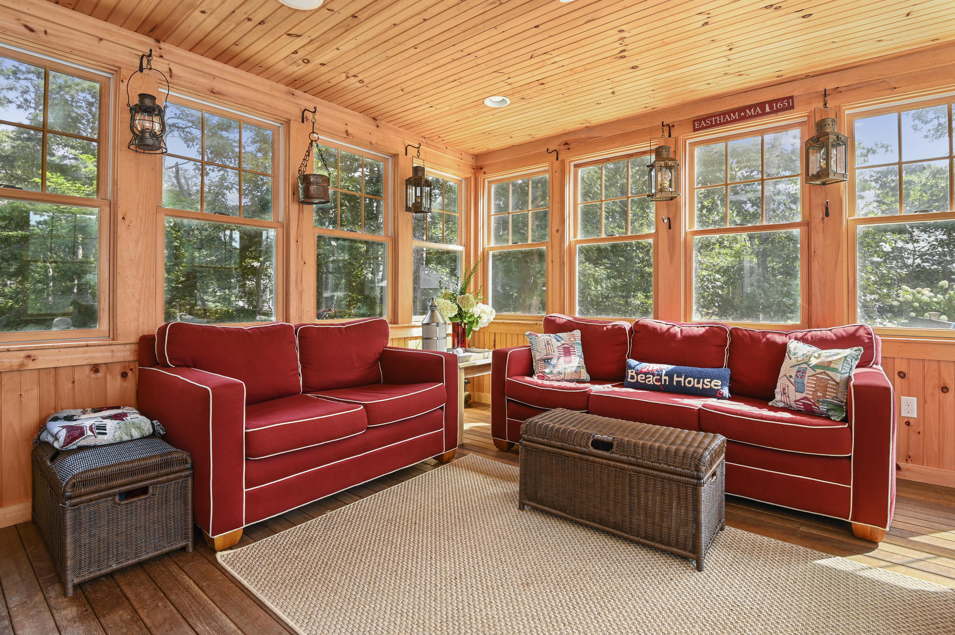 20 Hughes Road Eastham, MA 02642 - Photo 8 of 20 a living room with furniture and a large window