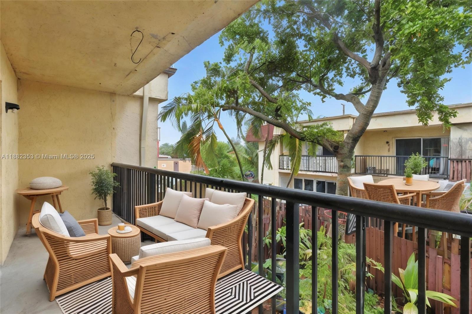 4165 Southwest 66th Terrace, Unit 109 Davie, FL 33314 - Photo 26 of 31 a view of balcony with furniture