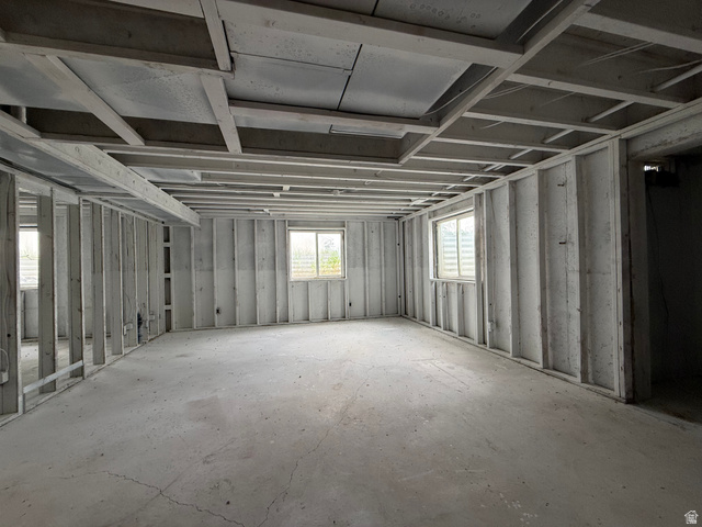 838 East Mountain Road Logan, UT 84321 - Photo 25 of 37 Unfinished interior space featuring exposed ceiling joists and wall studs