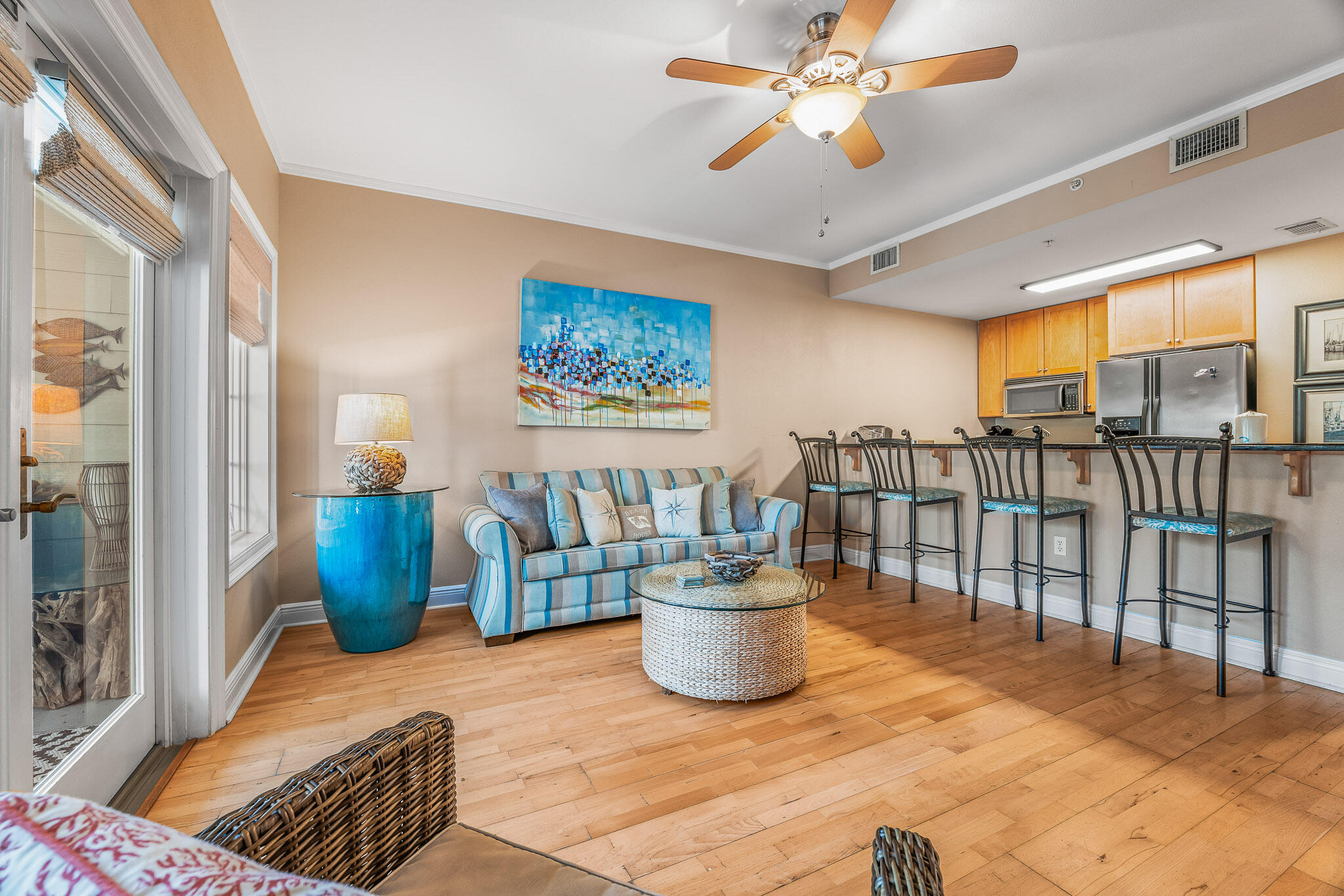 43 Cassine Way, Unit 206 Santa Rosa Beach, FL 32459 - Photo 3 of 32 a dining room with furniture and a potted plant