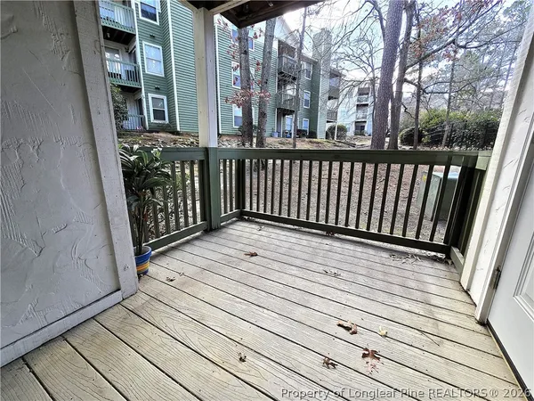 a view of an entryway with a door