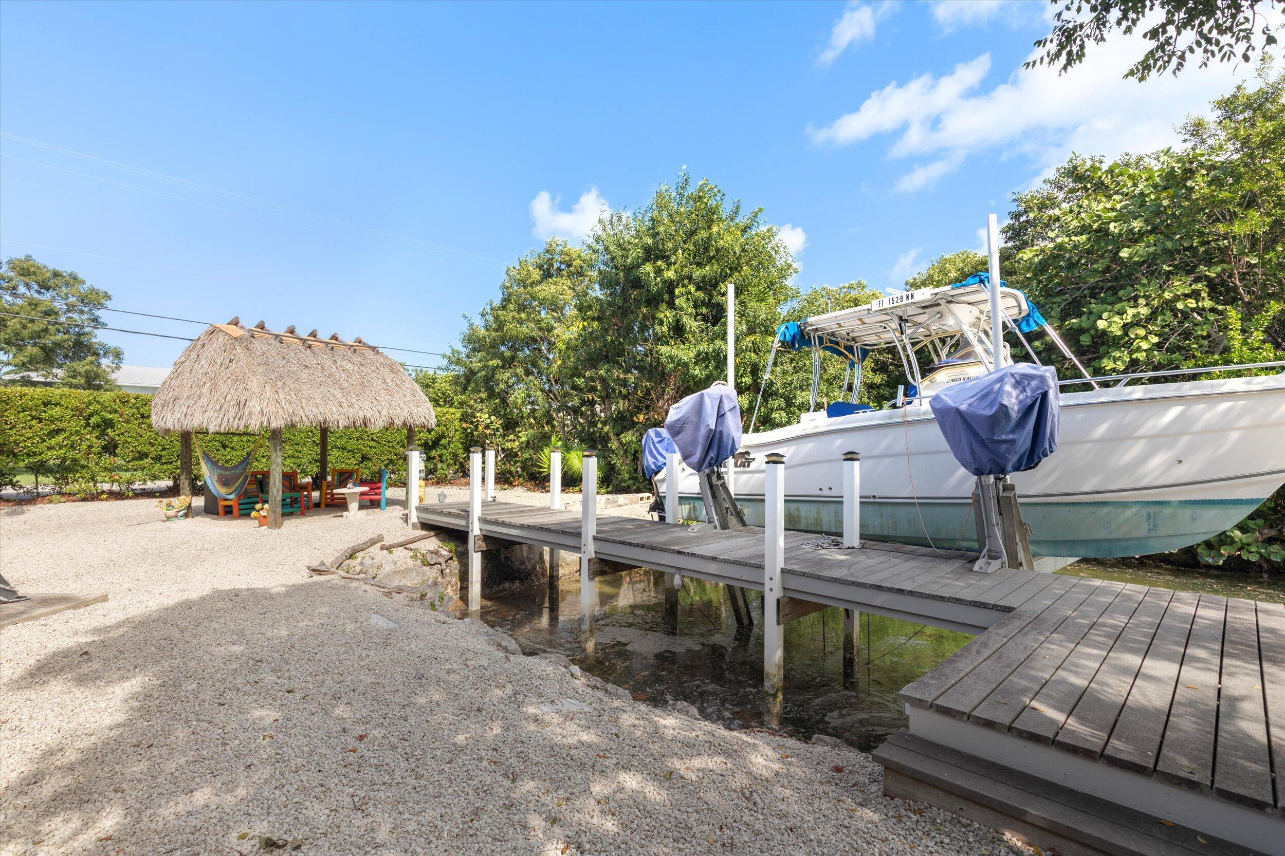 3759 Sea Grape Street Big Pine Key, FL 33043 - Photo 2 of 43 10,000 lb boat lift