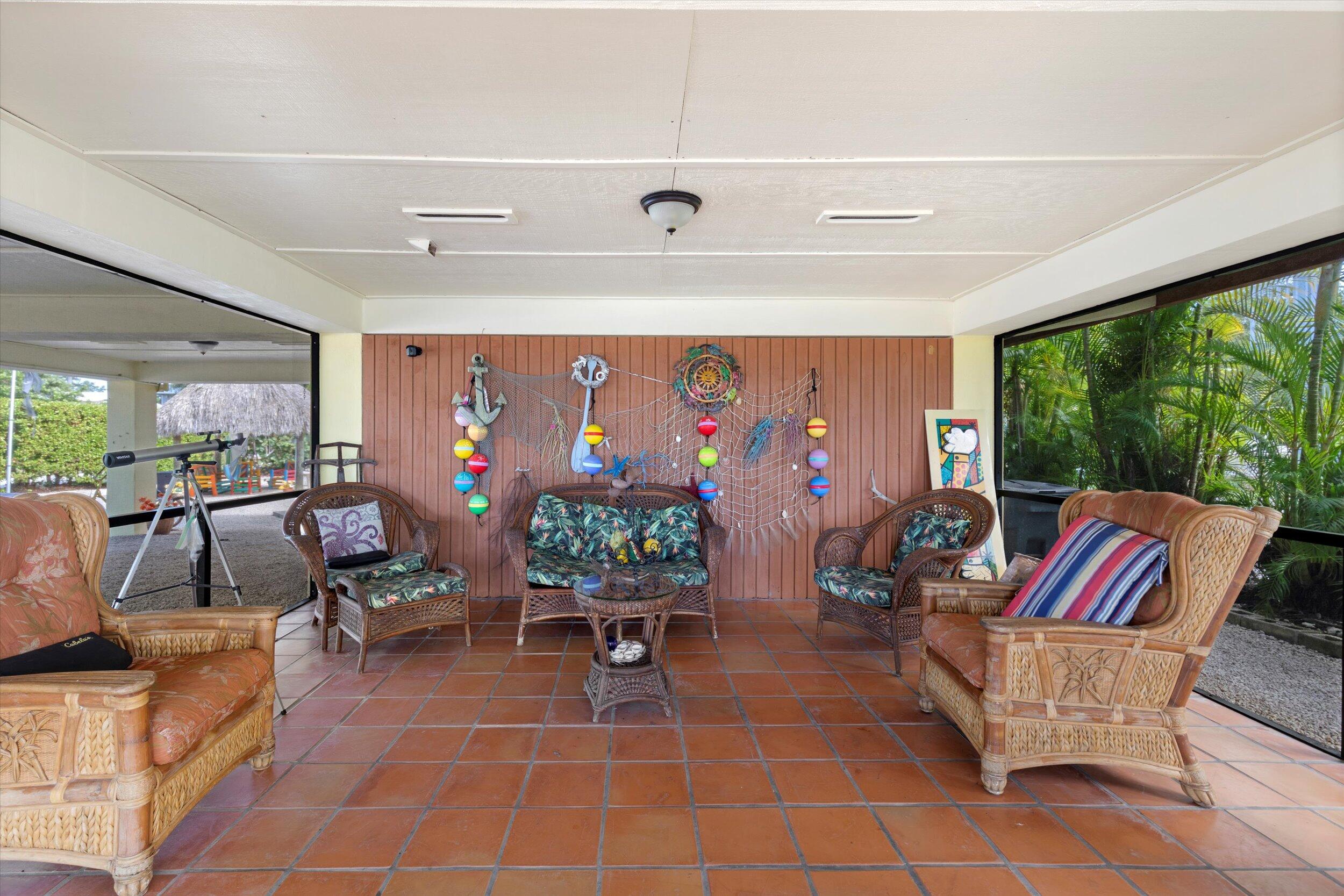 3759 Sea Grape Street Big Pine Key, FL 33043 - Photo 4 of 43 Downstairs Screened Patio