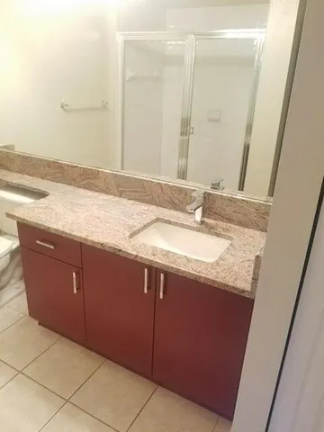 a bathroom with a sink and a toilet