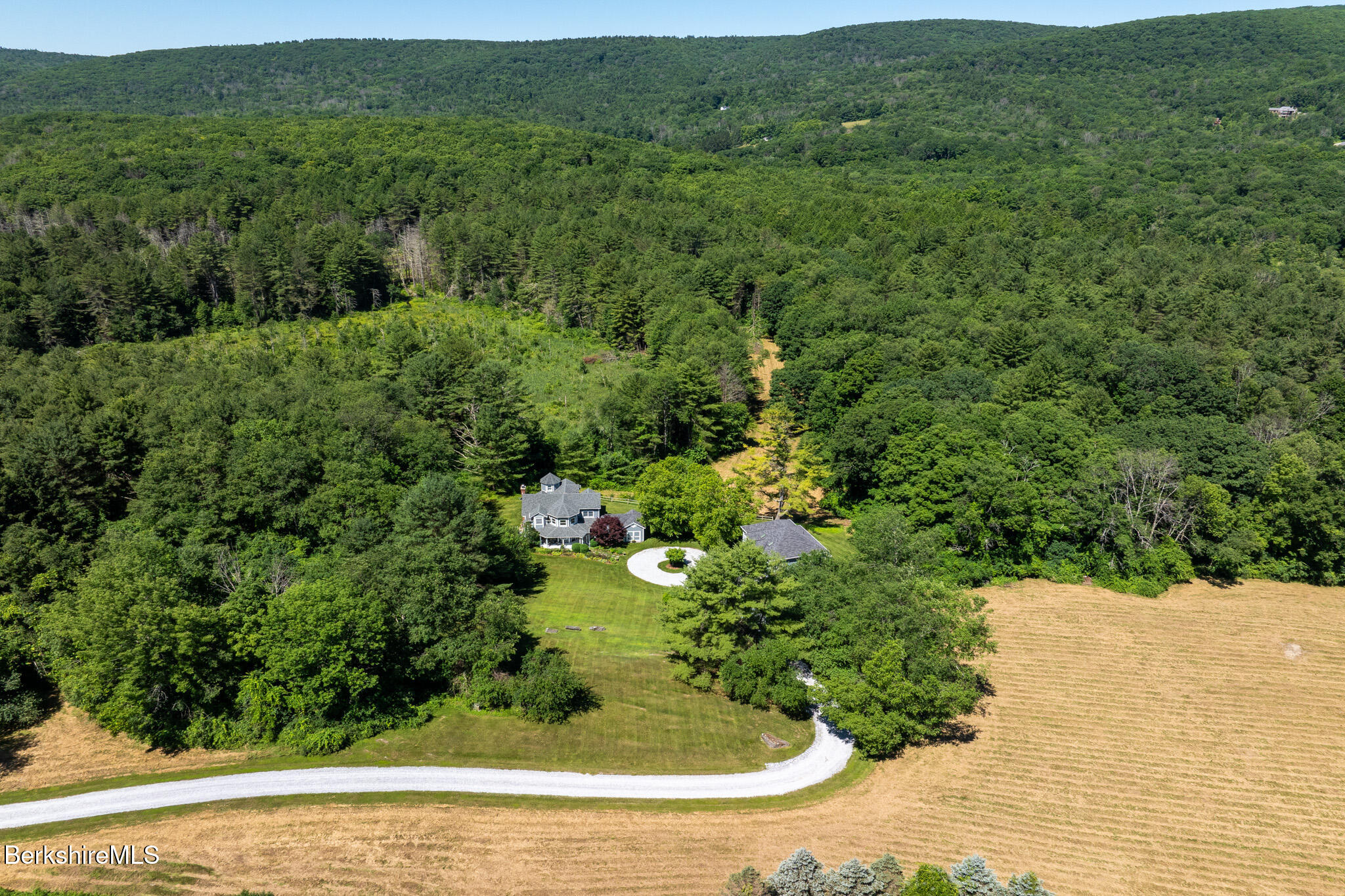 176 West Center Road West Stockbridge, MA 01266 - Photo 8 of 57 a view of a forest with a street