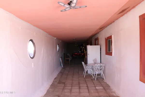 a entryway with furniture