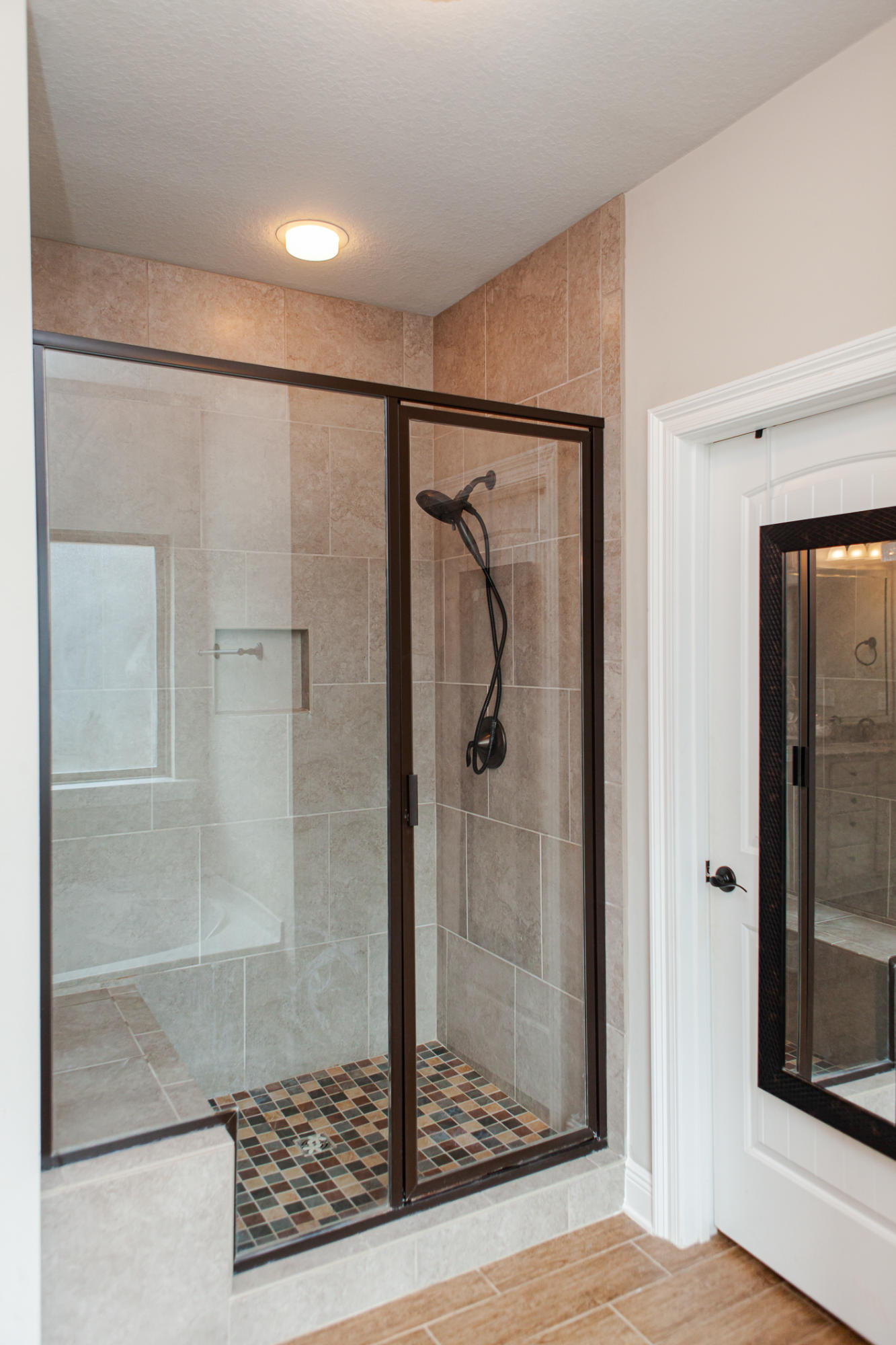 107 Maddox Street Santa Rosa Beach, FL 32459 - Photo 28 of 37 a bathroom with a glass shower door