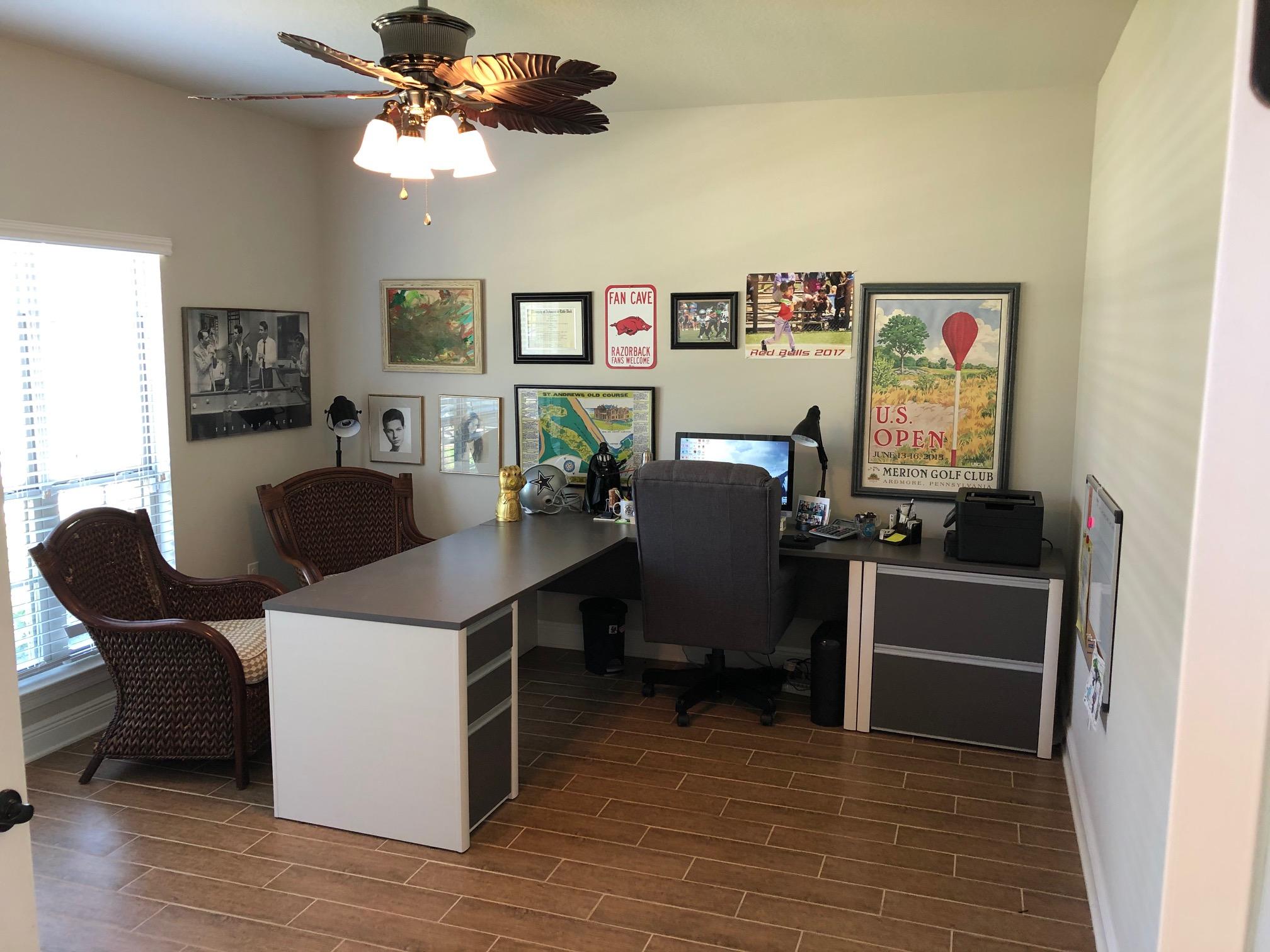 107 Maddox Street Santa Rosa Beach, FL 32459 - Photo 5 of 37 a view of a workspace with furniture and a window