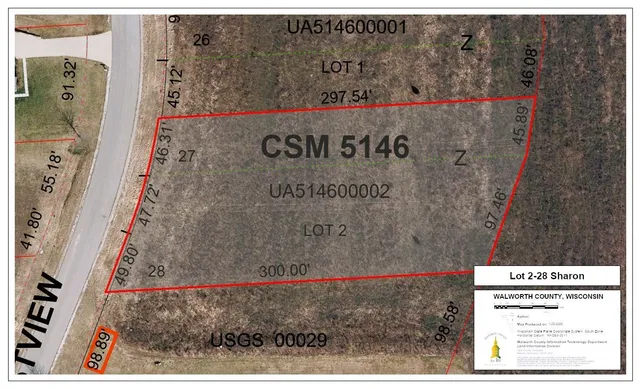 $72,000 | Lot 2-28 Eastview, Sharon, WI 53585