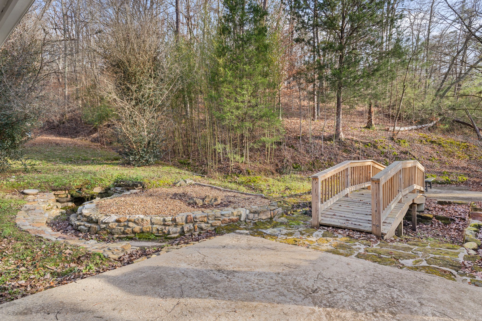 5685 County Road 14 Waterloo, AL 35677 - Photo 19 of 26 a view of a backyard with wooden floor