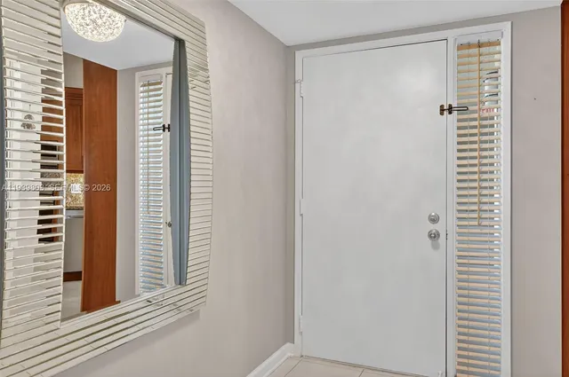 a view of a bathroom with a window