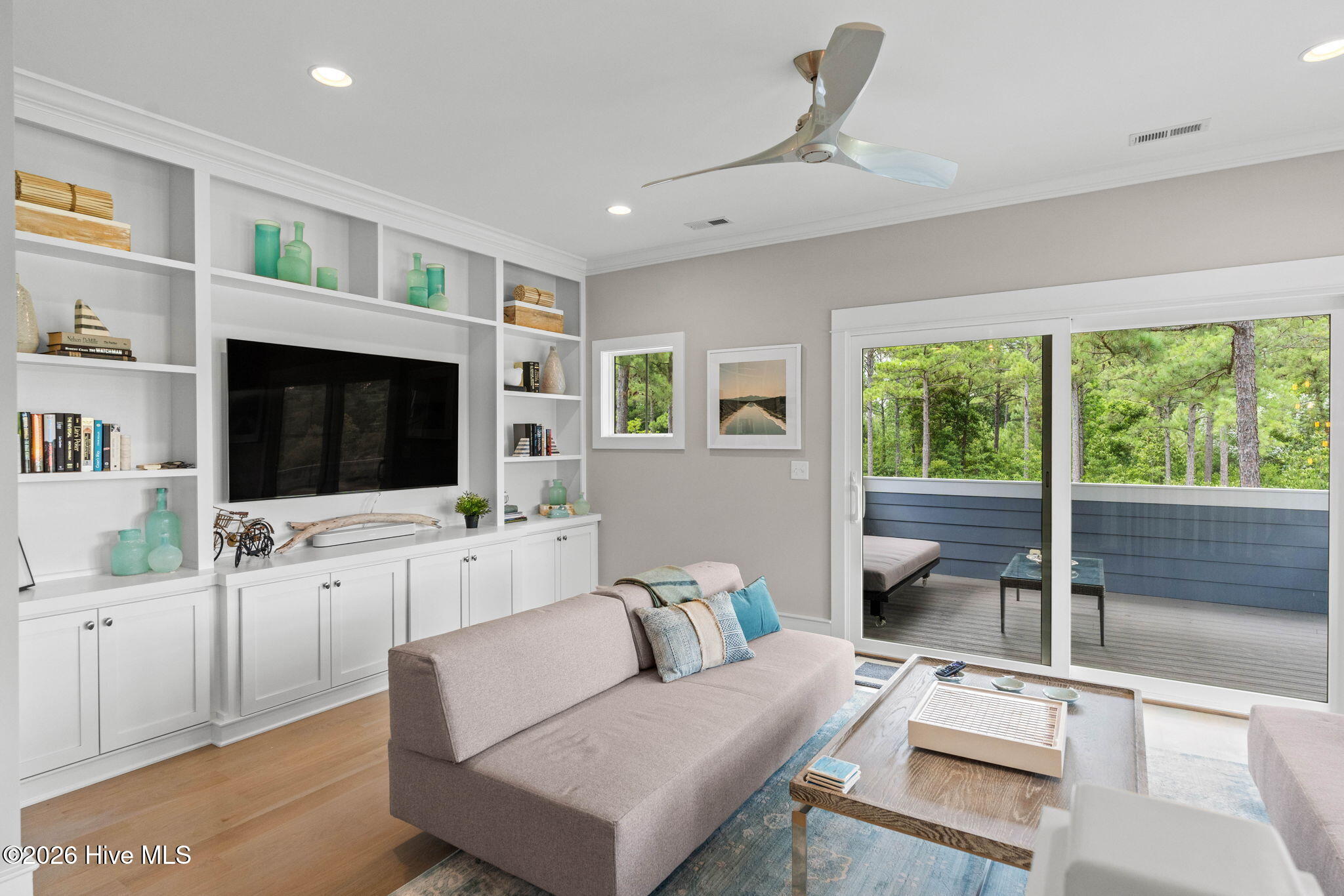 6197 Castlebrook Way Southwest Ocean Isle Beach, NC 28469 - Photo 57 of 120 2nd Floor Great room with custom cabinets and built ins