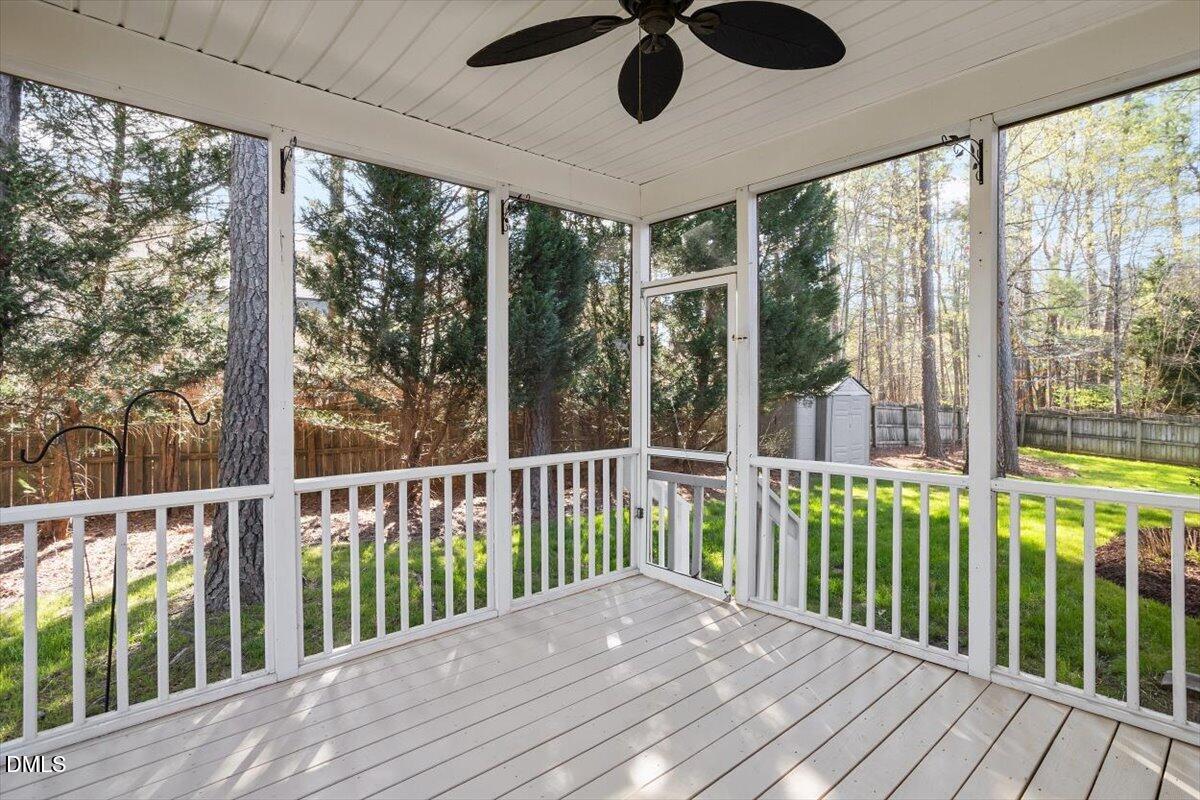 327 Whitney Lane Durham, NC 27713 - Photo 14 of 33 a balcony with outside view