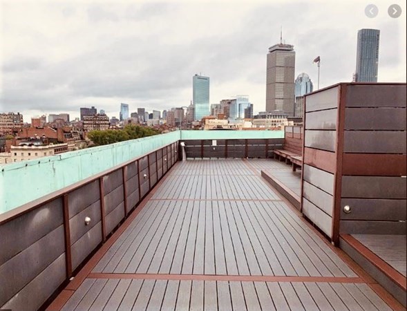 466 Commonwealth Avenue, Unit 302 Boston, MA 02215 - Photo 12 of 12 city view with wooden floor and city view