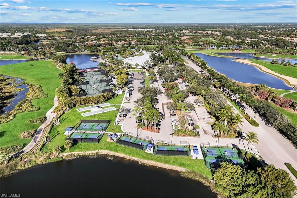 9263 Museo Circle, Unit 103 Naples, FL 34114 - Photo 43 of 49 Aerial view of Tennis and Pickleball