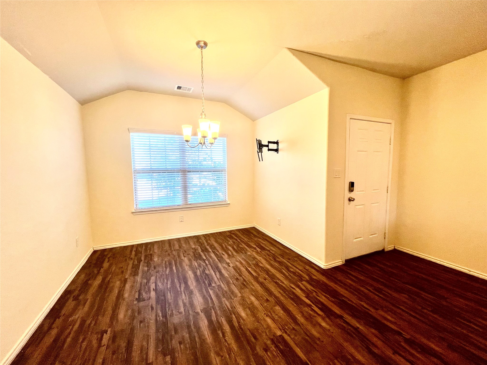 6015 Lilly Belle Street Katy, TX 77449 - Photo 4 of 10 a view of empty room with wooden floor and fan