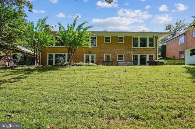 a view of tall buildings