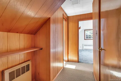 a view of closet area