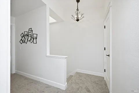 a view of an entryway with window