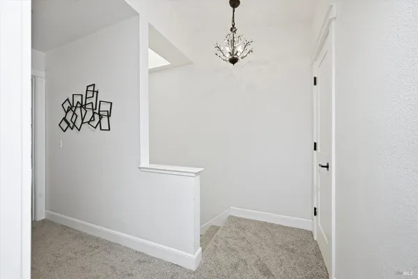 a view of an entryway with window