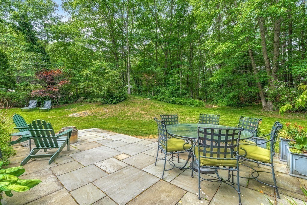 104 Westgate Wellesley, MA 02481 - Photo 26 of 31 a view of a chairs and table in the garden