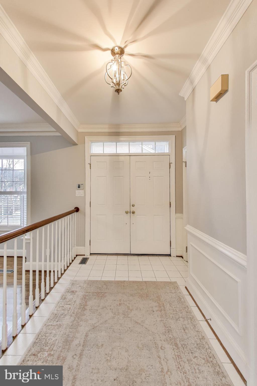 8017 Rising Ridge Road Bethesda, MD 20817 - Photo 3 of 54 a view of an empty room with chandelier fan