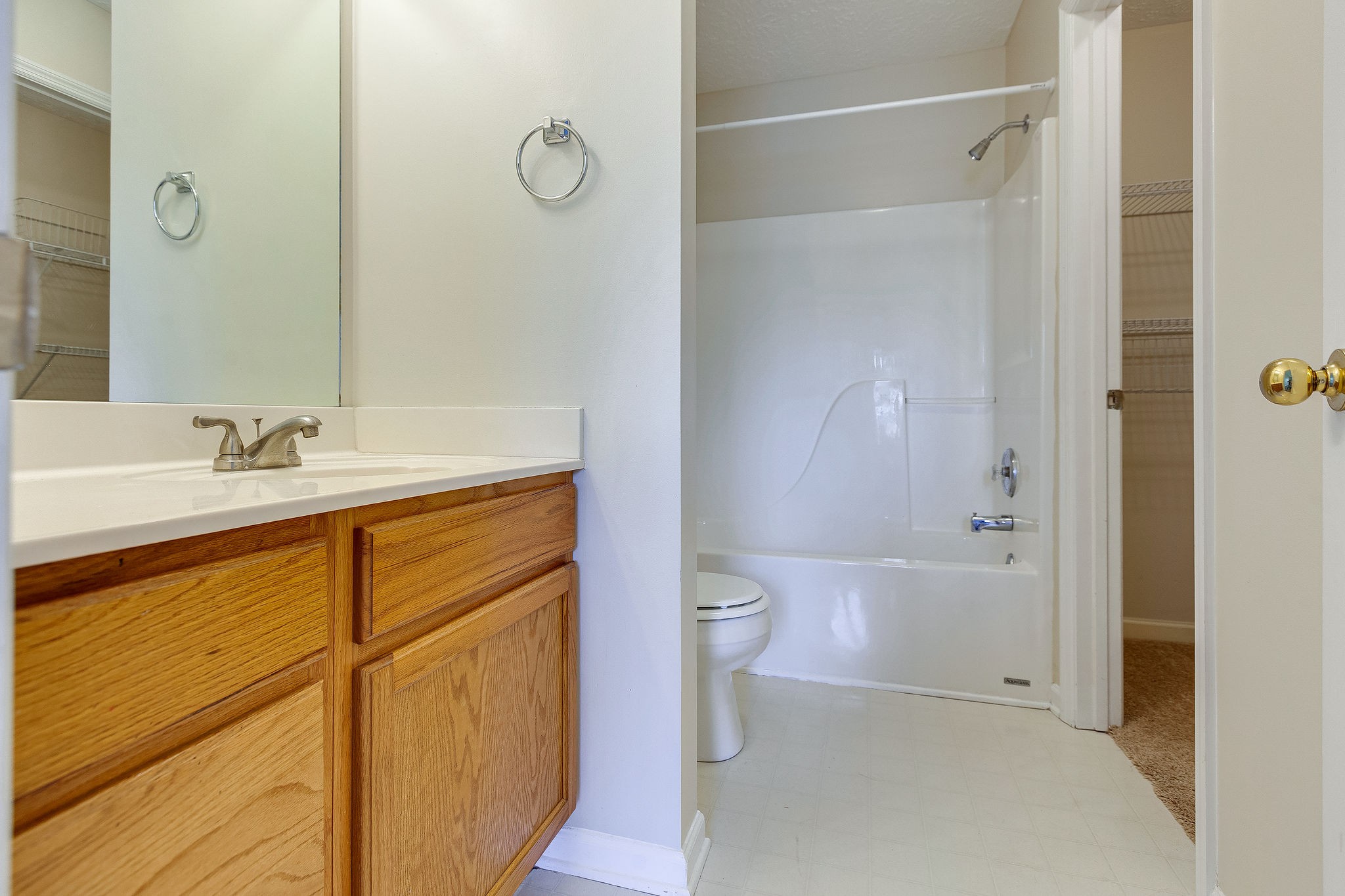 401 Compton Lane Franklin, TN 37069 - Photo 17 of 19 a bathroom with a sink a toilet and shower