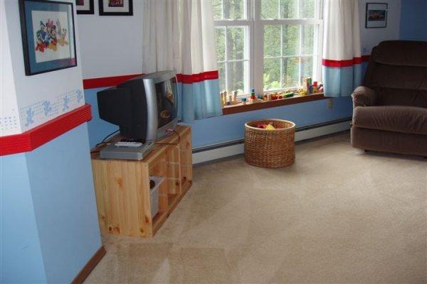 1562 Bush Road Cresco, PA 18326 - Photo 20 of 30 a living room with furniture and a flat screen tv
