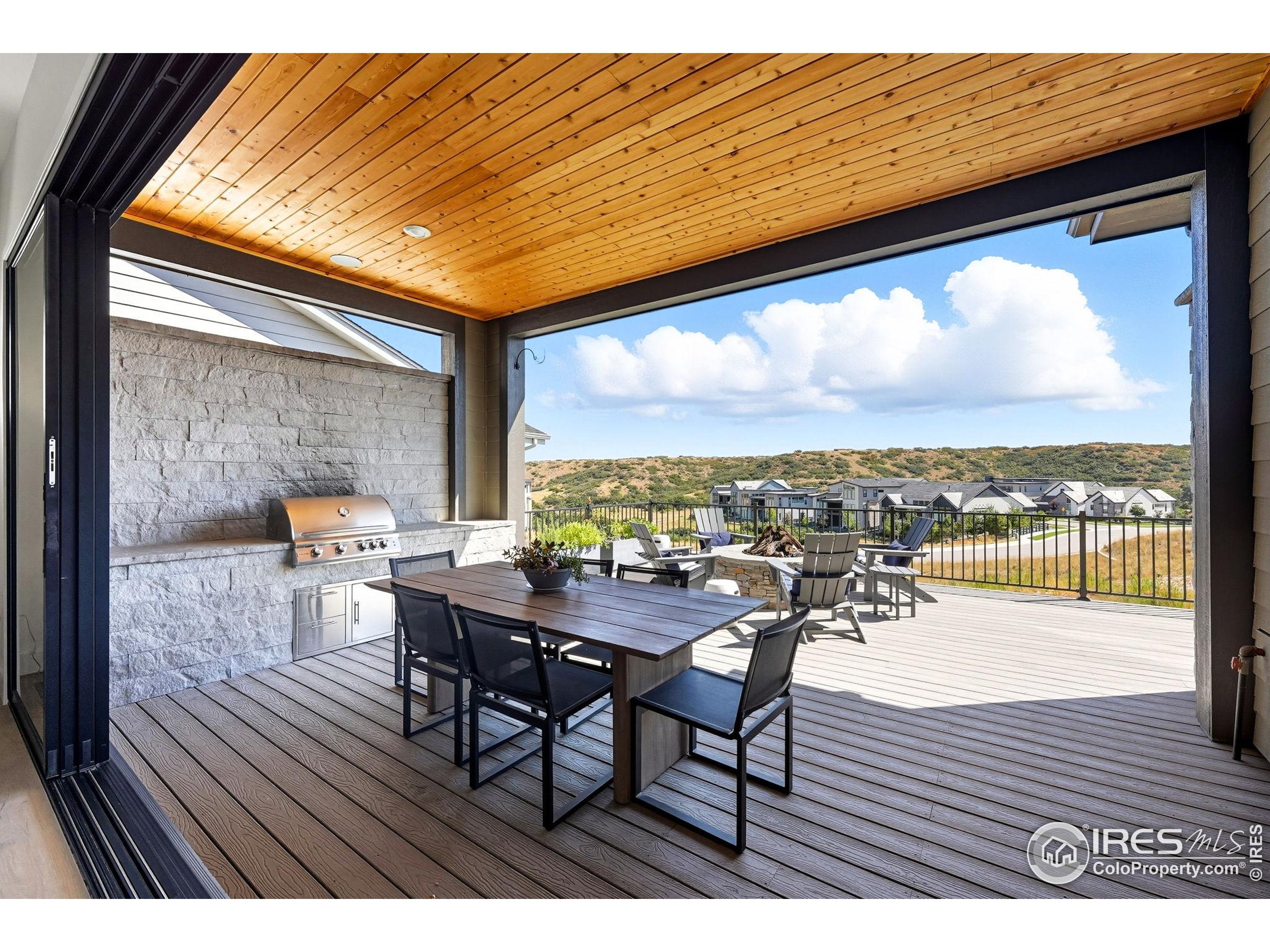 7382 Canyonpoint Road Castle Pines, CO 80108 - Photo 38 of 49 a outdoor view with a sitting space